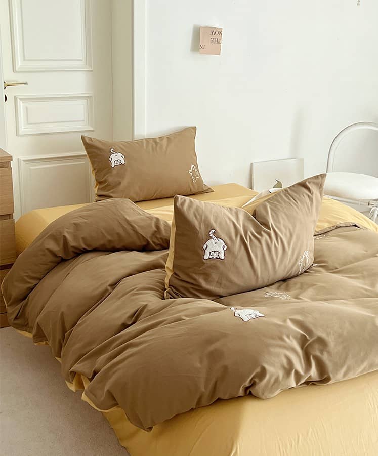 Bộ chăn ga vỏ gối cotton Hổ con tinh nghịch MM7805 4