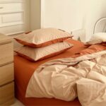 Bộ chăn ga vỏ gối họa tiết quả hồng xiêm MM6007