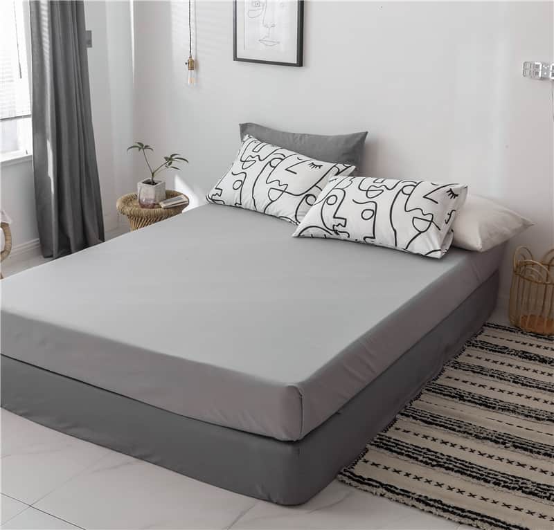 Bộ chăn ga vỏ gối họa tiết trừu tượng ZH6831 4