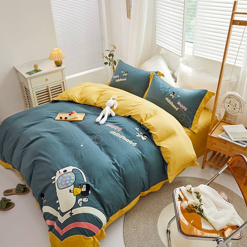 Bộ ra trải giường Cotton cà rốt Jenny ZH2236C 15