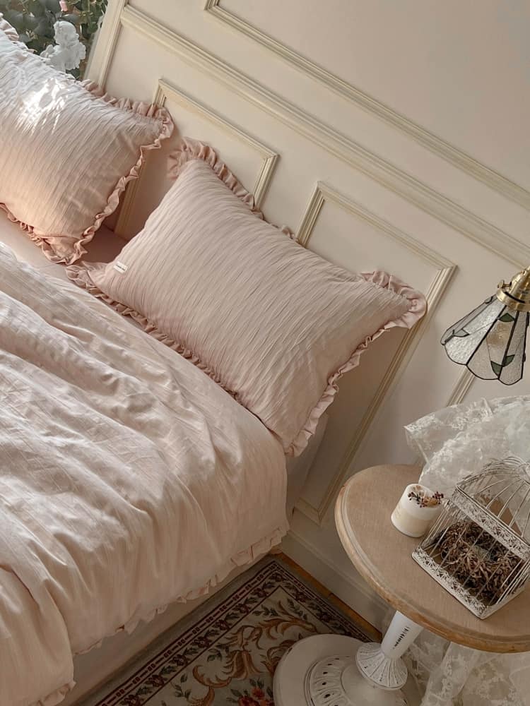 Bộ chăn ga gối Cotton gợn nước độc đáo ZH4012 10