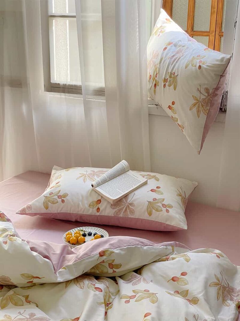 Bộ chăn ga gối họa tiết bông hoa nhỏ MM6713 3