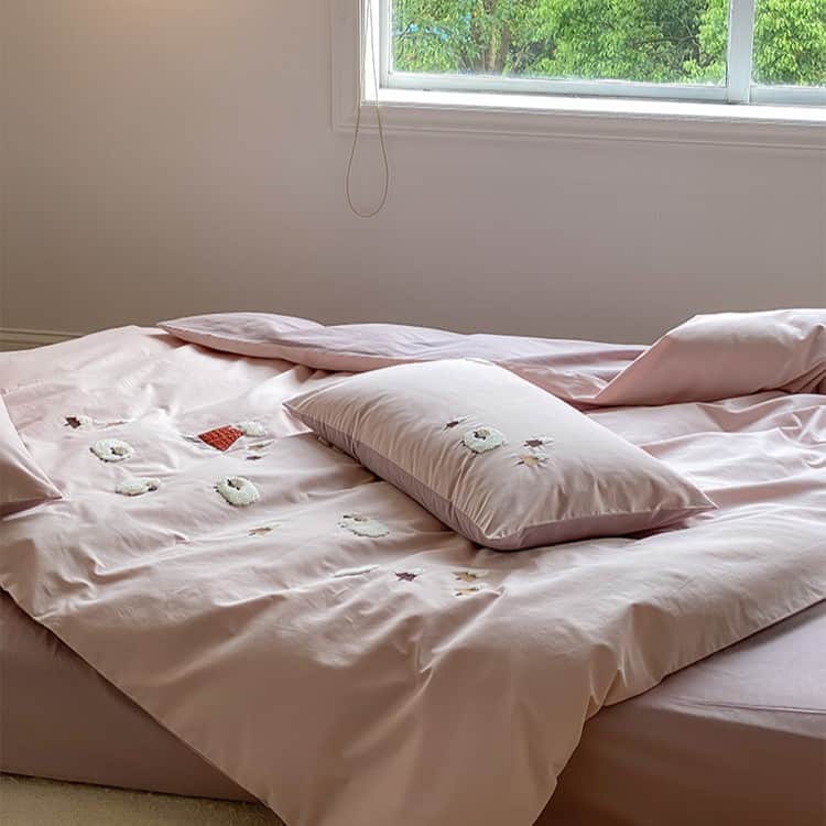 Bộ chăn ga gối họa tiết chú cừu bông cho bé MM9149 5