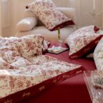 Bộ chăn ga gối họa tiết hoa sang trọng ZH1597
