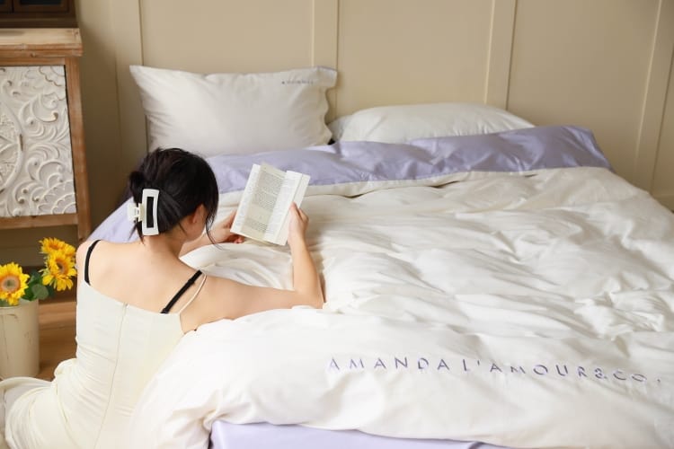 Bộ chăn ga gối satin hương sắc hè tươi mát ZH7751 12