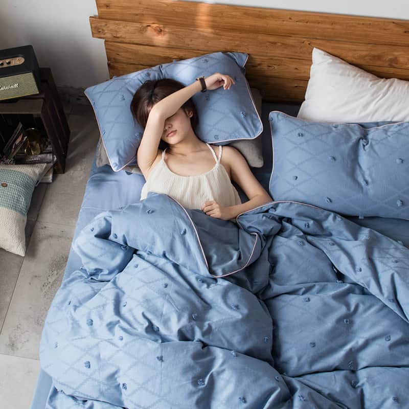 Bộ chăn ga gối tua rua phong cách Bắc Âu ZH8386 11