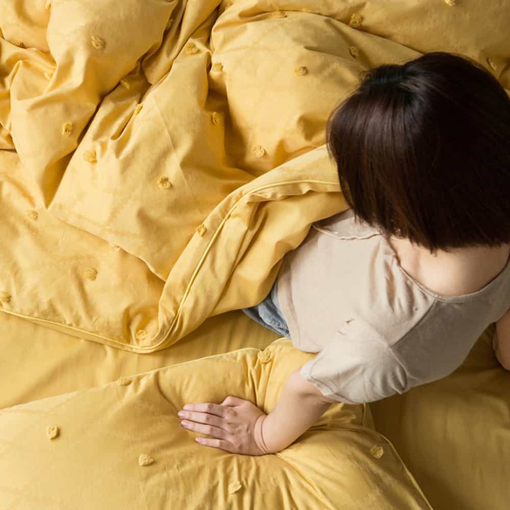 Bộ chăn ga gối tua rua phong cách Bắc Âu ZH8386 16