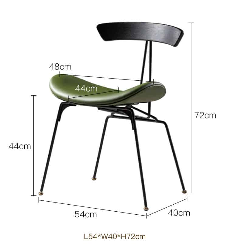 Ghế ăn Ant Chair lưng gỗ chân sắt nghệ thuật RB105 11