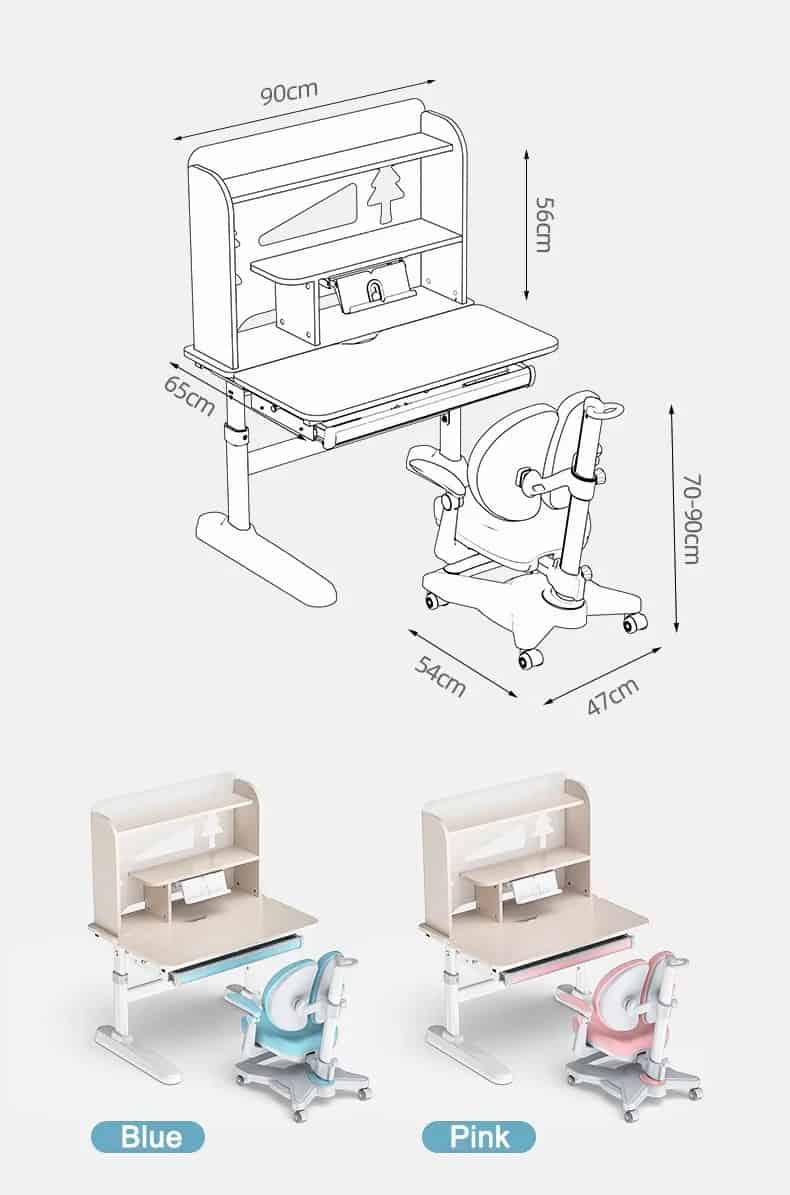 Ghế ngồi học chống gù chống cận cho trẻ Y001 12