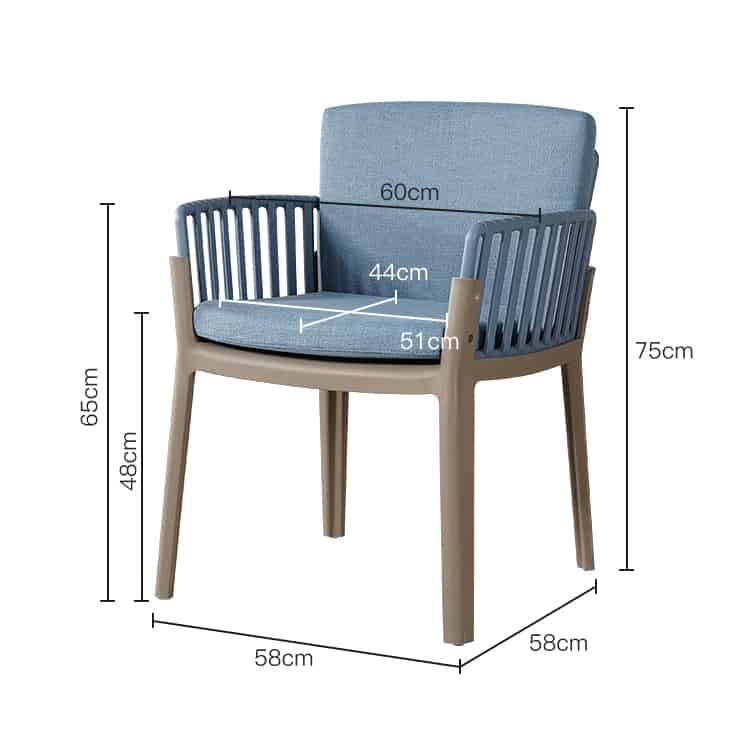 Ghế phòng khách hiện đại tối giản Bắc Âu HZ026 12