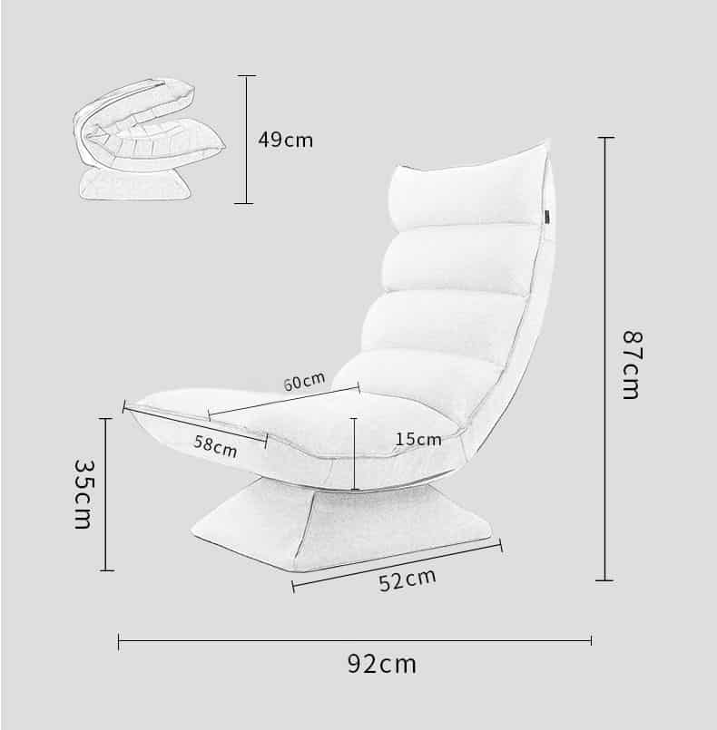 Ghế sofa lười chân xoay kiểu dáng hiện đại AC0512 18