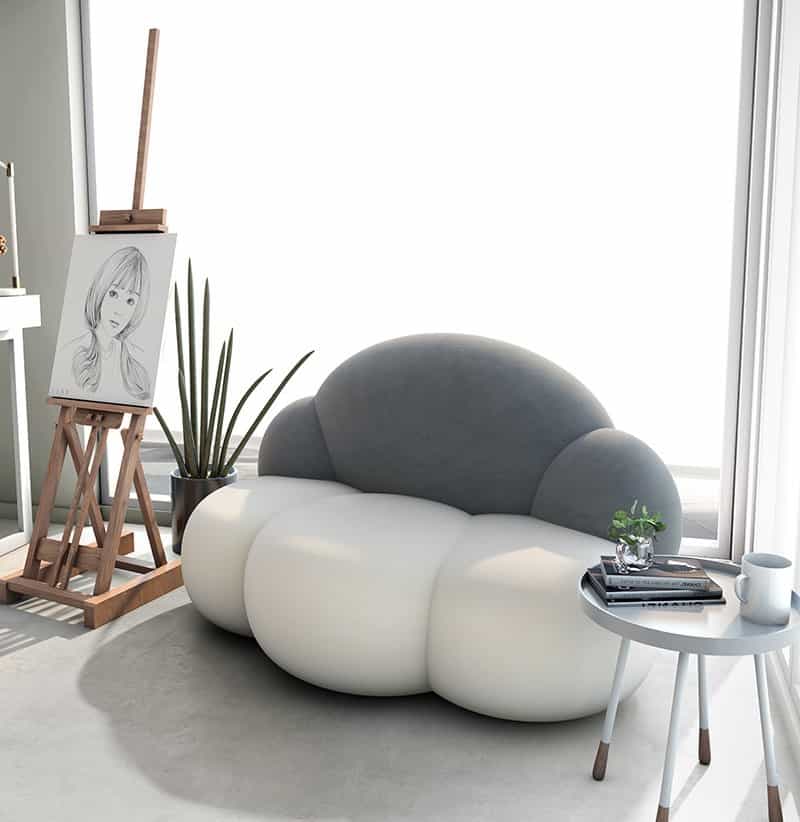 Ghế sofa lười thư giãn đám mây kiểu Ý SF009 7