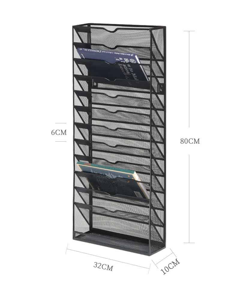 Giá đựng hồ sơ tài liệu văn phòng để bàn YD6610 12