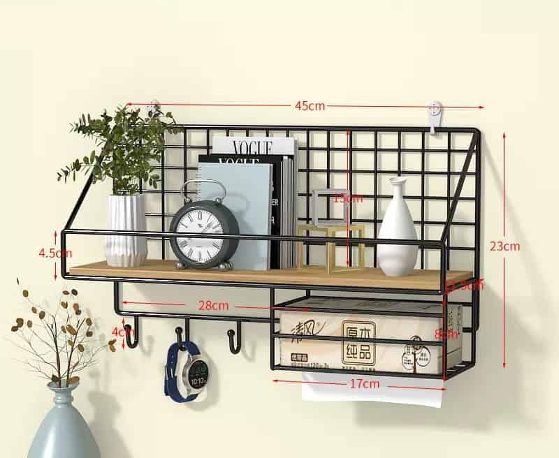 Giá treo đồ cá nhân gắn tường tiện ích SB6657 10