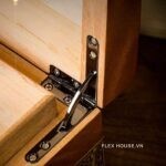 Hộp giữ ẩm cigar bằng gỗ họa tiết cổ điển LBS6410 (2)