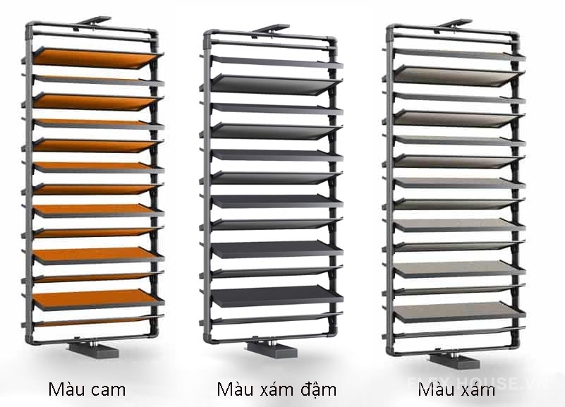 Kệ để giày khung hợp kim nhôm xoay 360 độ RBL2619 6