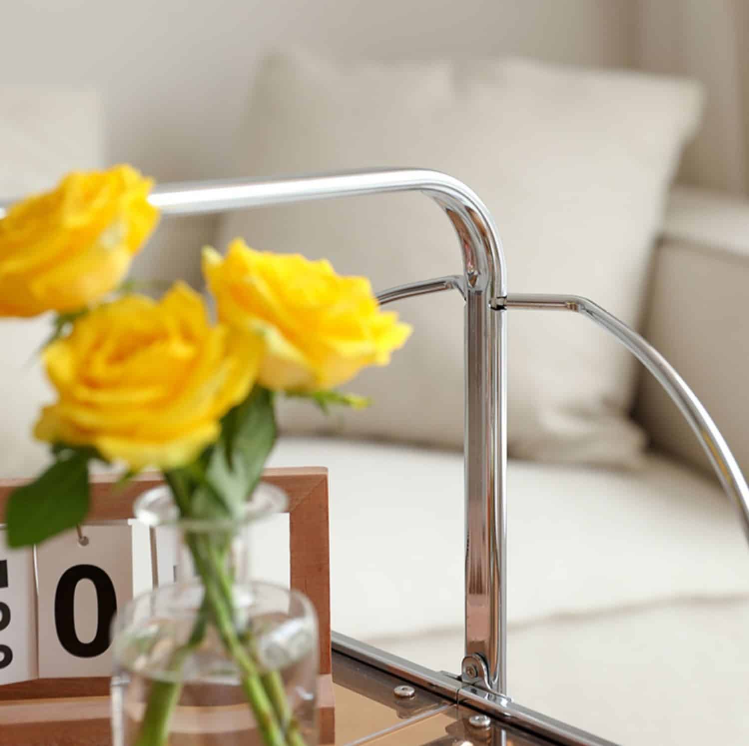 Kệ xe đẩy 2 tầng decor trang trí phòng GT6628 10