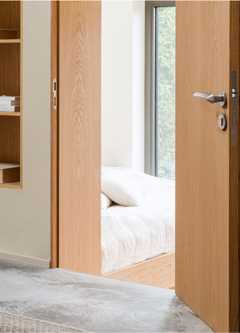 Khóa cửa tay gạt hiện đại TikTok hợp kim kẽm X045 5