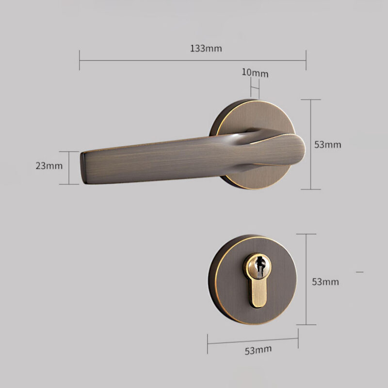Khóa phân thế đồng thau tối giản sang trọng RG8819 10