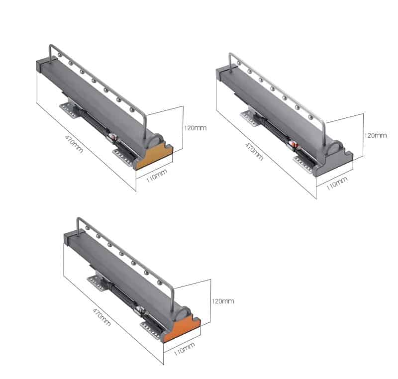 Móc treo tủ quần áo hợp kim nhôm cao cấp RBL2204 11