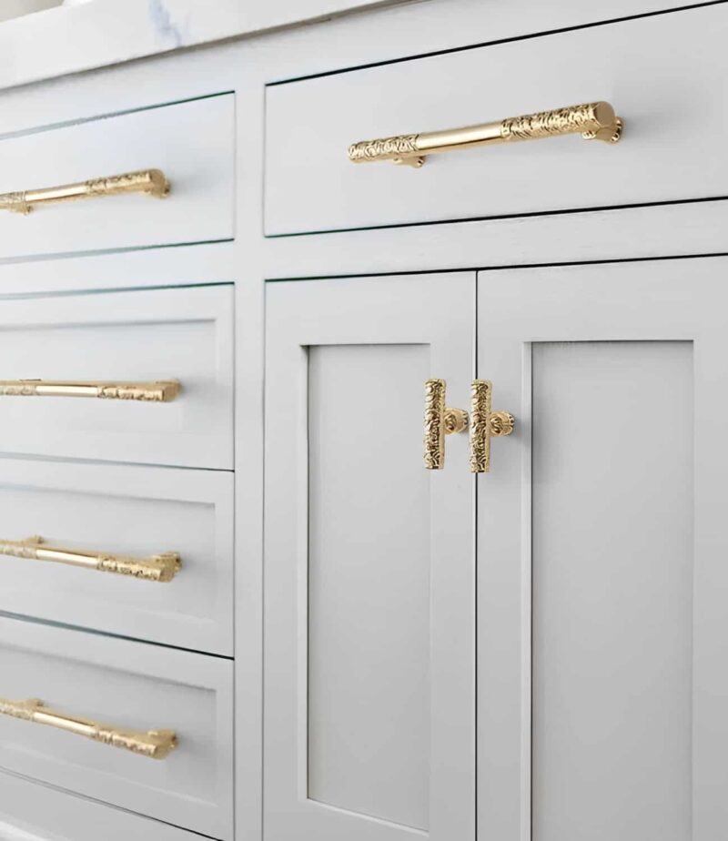 Tay nắm tủ bếp tủ áo hợp kim kẽm cổ điển WX1679 4