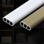 Thanh treo tủ quần áo cố định hình elip RBL3528B