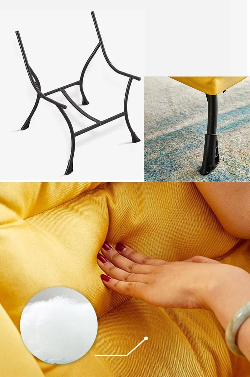 Ghế sofa lười thư giãn tại nhà kèm đôn LRY885 13