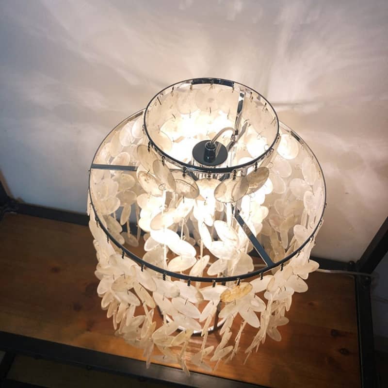 Đèn bàn trang trí chuỗi vỏ sò sáng tạo tinh tế ZH5015 10