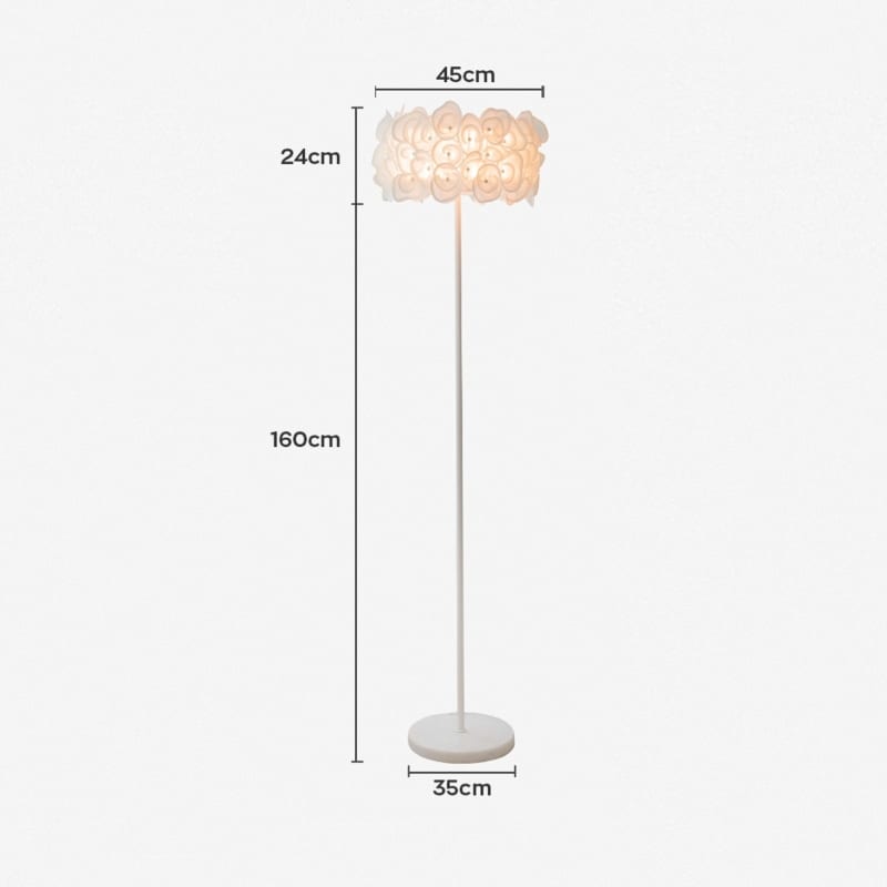 Đèn cây đứng hoa cẩm tú cầu sang trọng ML060 7