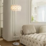Đèn cây đứng hoa cẩm tú cầu sang trọng ML060