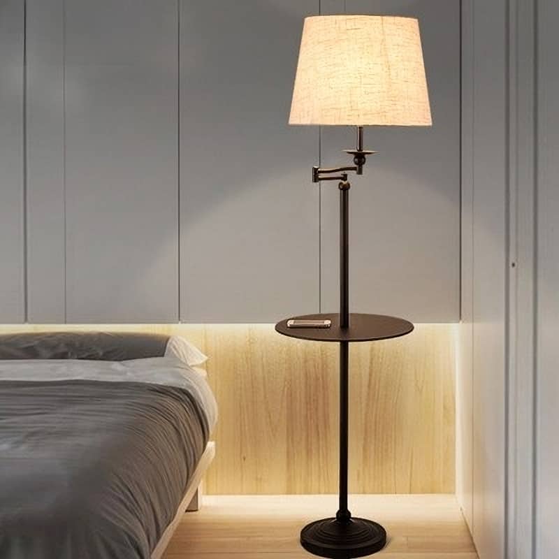 Đèn cây đứng phòng ngủ có bàn cà phê Y069