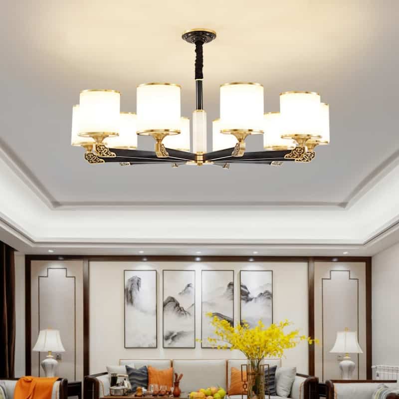 Đèn chùm thả trần cổ điển phong cách Á Đông ZQ3431 4
