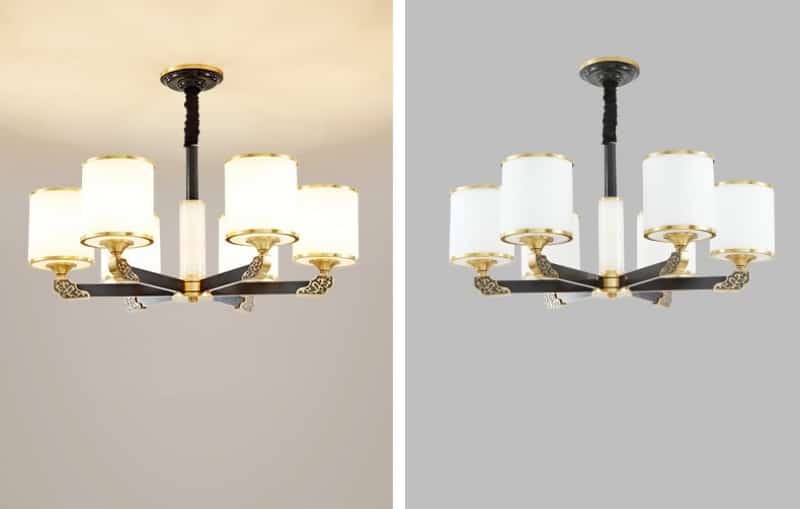 Đèn chùm thả trần cổ điển phong cách Á Đông ZQ3431 8