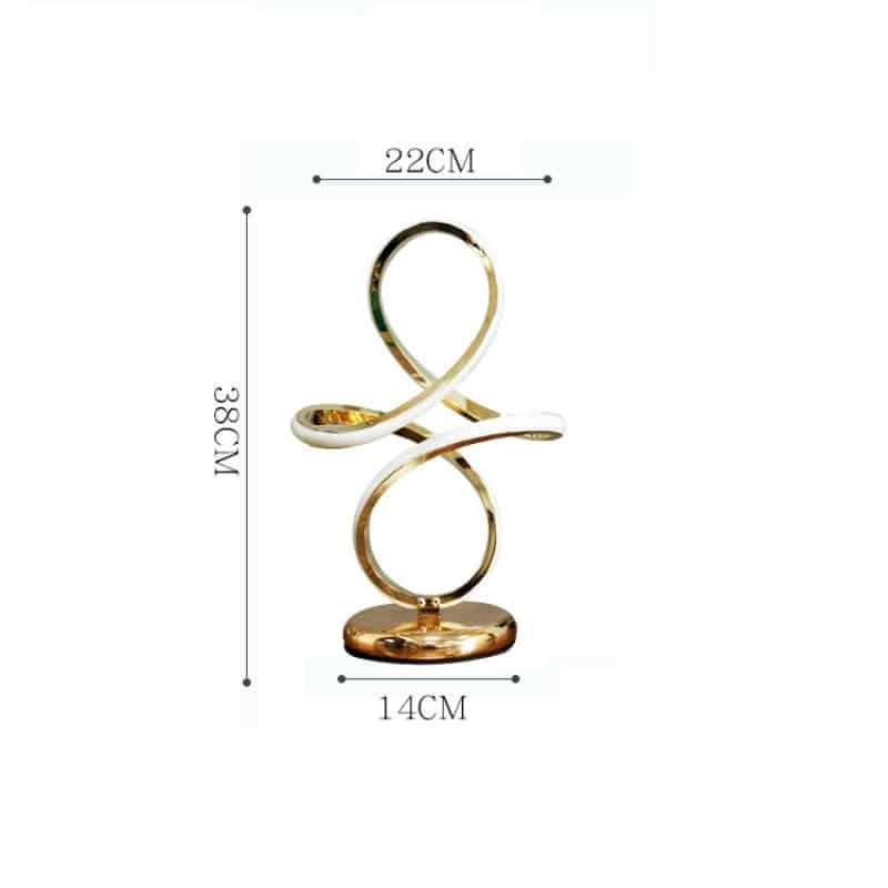 Đèn để bàn dạng xoắn sáng tạo hiện đại QPT018 7
