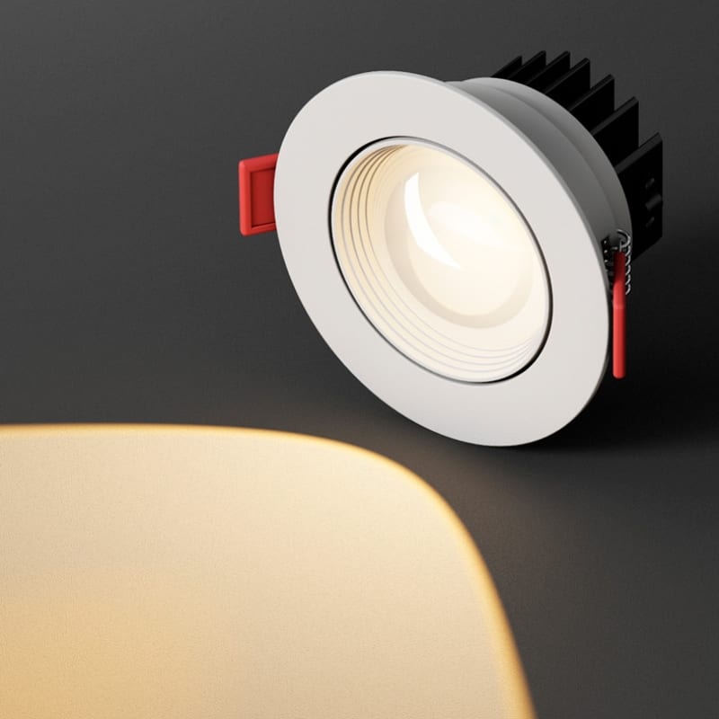 Đèn LED âm trần spotlight nghiên góc 30 độ FD7173