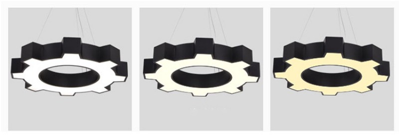 Đèn LED thả trần phòng gym hình bánh răng CL001 7