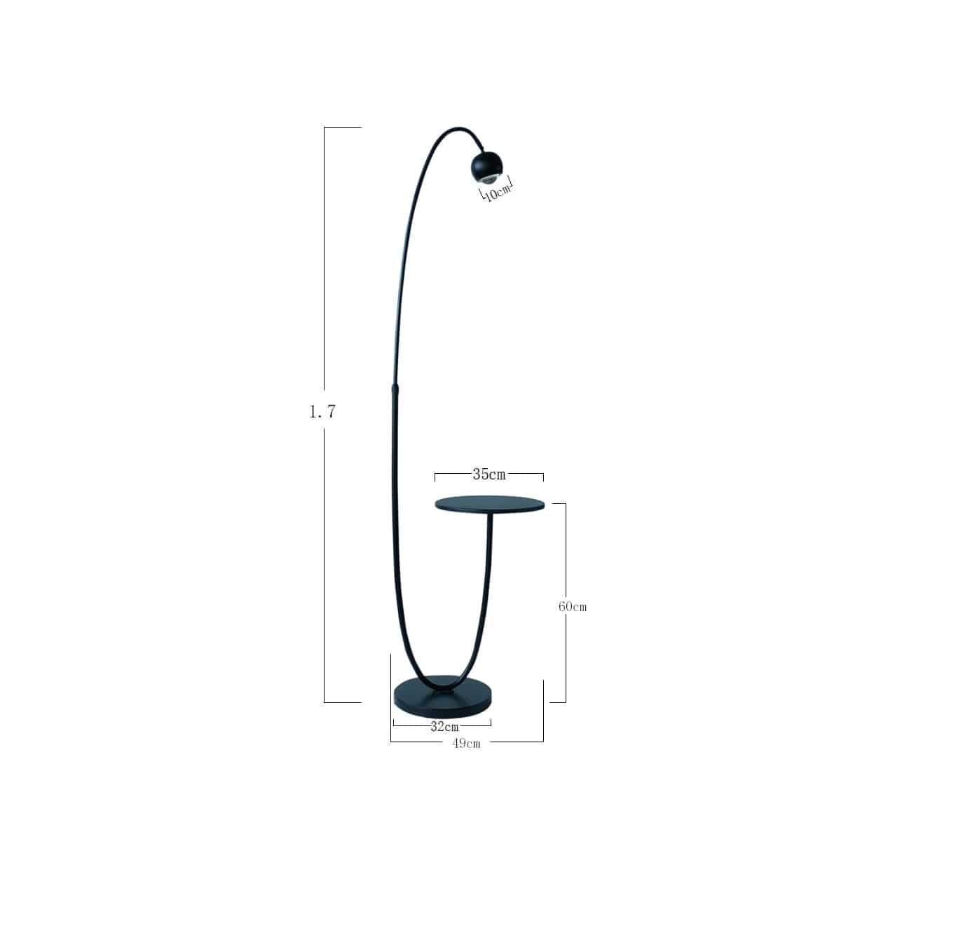 Đèn sàn đứng tối giản có bàn cà phê Y8611 6