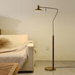 Đèn sàn góc sofa thân gỗ sang trọng SL2864