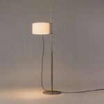 Đèn sàn thép không gỉ phòng khách tối giản W9461