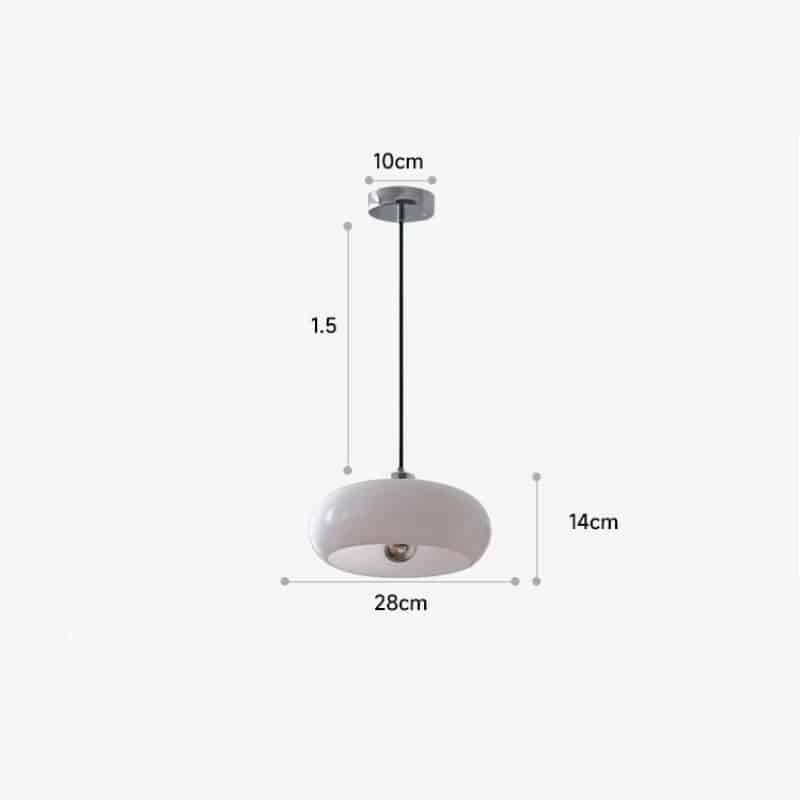 Đèn thả trần chao thuỷ tinh sang trọng ZG9415 7
