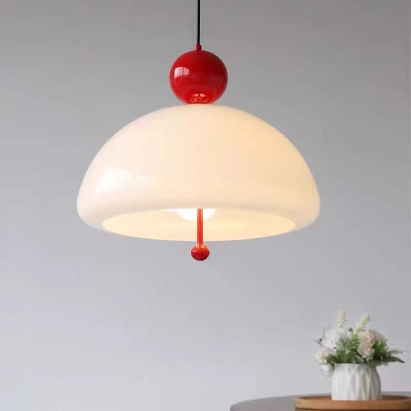 Đèn thả trần thủy tinh hình chuông giản đơn HX9956