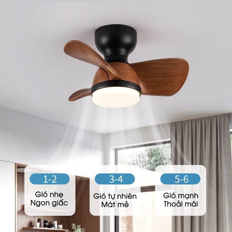Quạt đèn ốp trần hiện đại ba cánh cao cấp FA5505 15