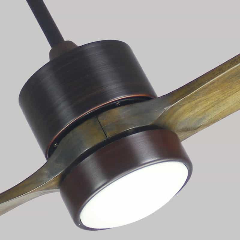 Quạt đèn thả trần 2 cánh gỗ 5 cấp độ gió hiện đại FA6447 7