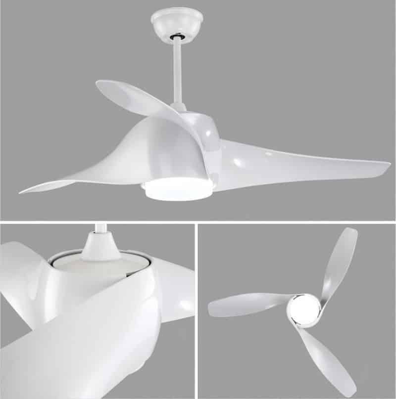 Quạt trần đèn kiểu cánh cong ấn tượng SW1603 12