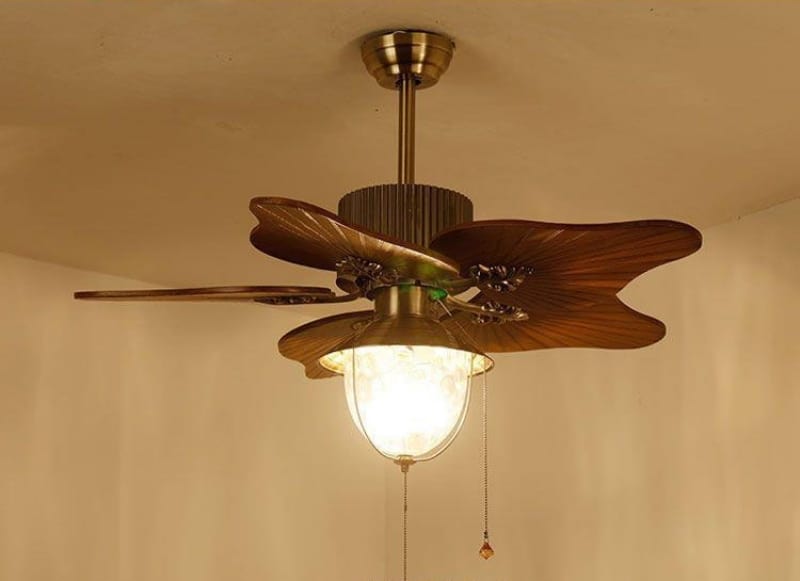 Quạt trần đèn năm cánh thanh lịch sáng tạo Retro FA4493 10
