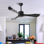 Quạt trần phòng ngủ cánh ABS cong nghệ thuật FA4202