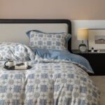 Bộ chăn ga vỏ gối cotton dệt hoa hướng dương JJ8470