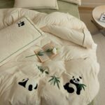 Bộ ga trải giường gấu trúc tinh nghịch ZH5932