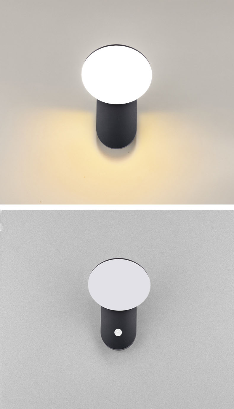 Đèn LED cảm ứng gắn tường chống nước CO1129 9