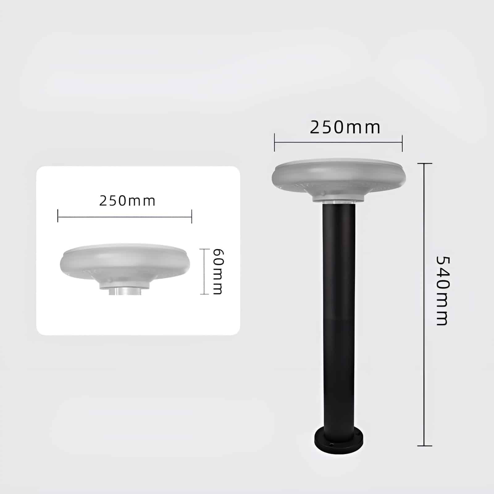 Đèn LED hình tròn năng lượng mặt trời BE1711 15